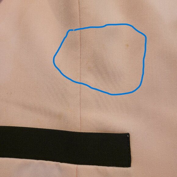 Le Suit Women's 18 Pink & Black Blazer Bow Accent - Picture 8 of 10